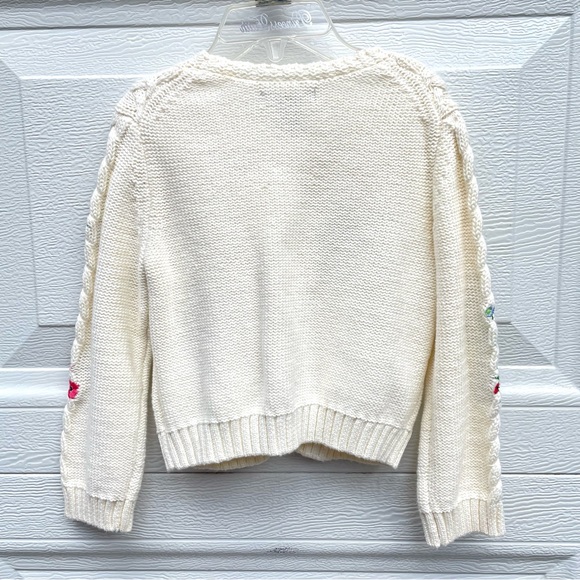 Baby gap 18-24m floral sweater cardigan for Easter spring and summer - Picture 4 of 4